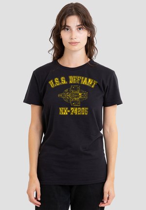 STAR TREK DEFIANT ATHLETIC - Print T-shirt - black
