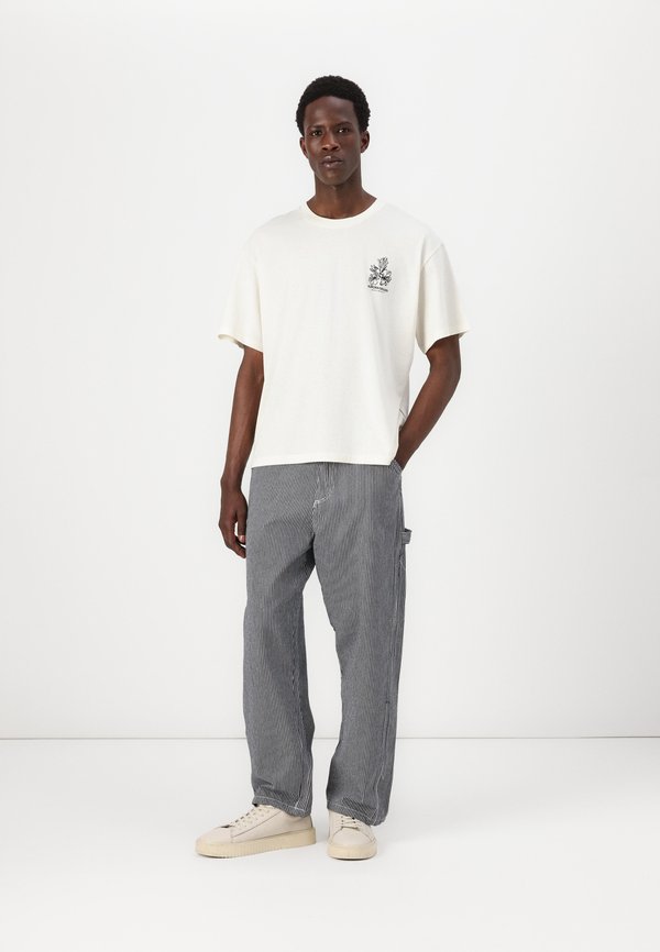 JORAURORA CROP TEE  - Print T-shirt - egret2