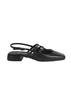Slingback ballet pumps - black