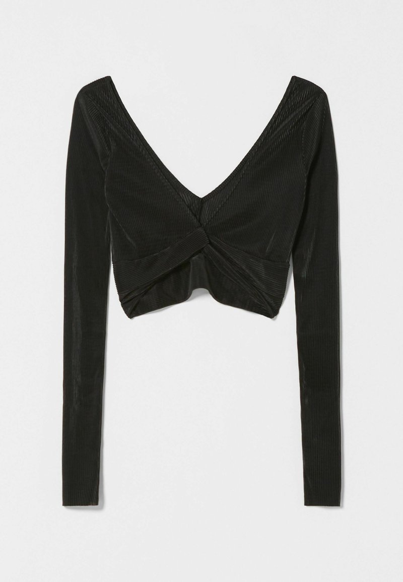 Bershka Longsleeve zwart