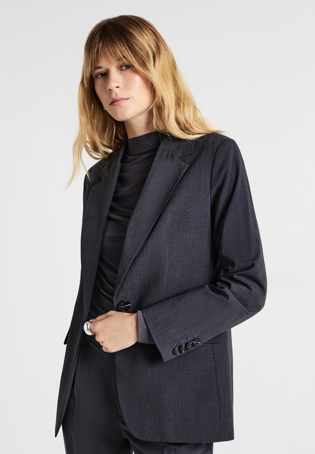 Calliope MONOPETTO UNITA Blazer antracite melange/anthracite