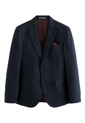 Next SLIM FIT TEXTURED - Sako - navy