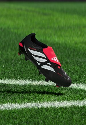 adidas Performance PREDATOR PRO FOLD-OVER TONGUE FIRM GROUND FOOTBALL BOOTS - Fodboldstøvler til fast underlag - core black/footwear white/lucid red