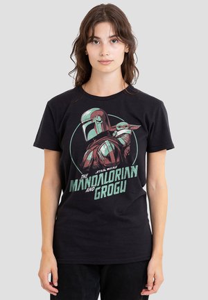 Star Wars, MANDALORIAN  GROGU CARRY - Print T-shirt - black