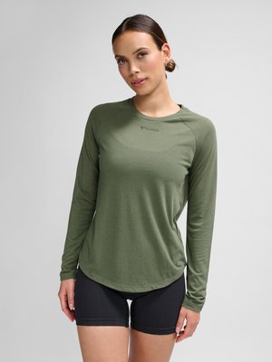 Hummel HUMMEL HMLMT VANJA T-SHIRT L/S - Langærmet T-shirt - deep lichen green
