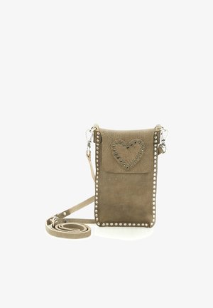 Campomaggi, C017401ND_X3225_F0780_UN_PORTACELLULARE_LEA - Portacellulare - cemento strass grigio