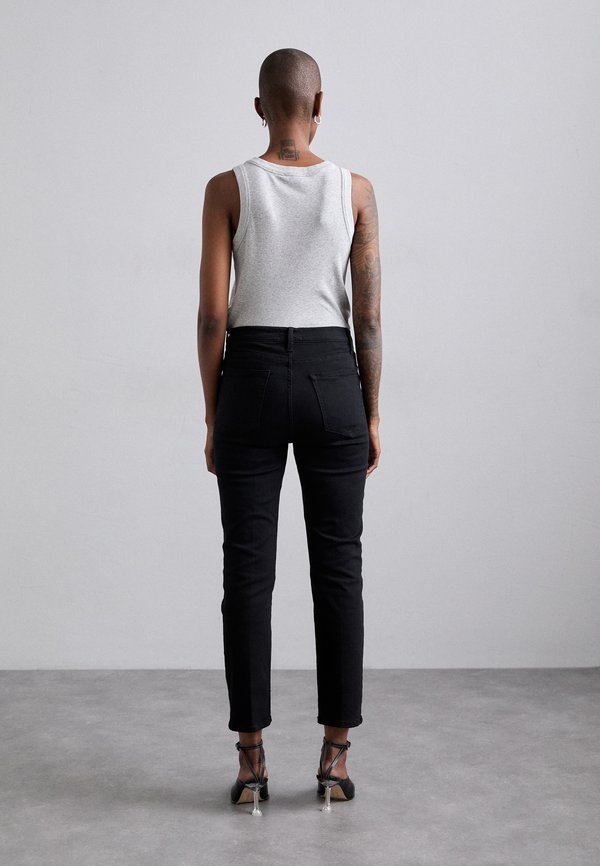 LE HIGH - Straight leg jeans - nero2