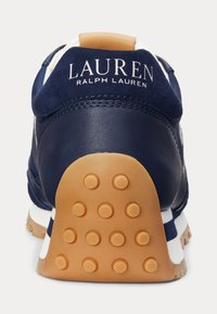Lauren Ralph Lauren DANI SUEDE & LEATHER SNEAKER - Sneakers low - refined navy/soft white