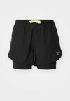 HYROX SHORT - Šorti “divi vienā” - black