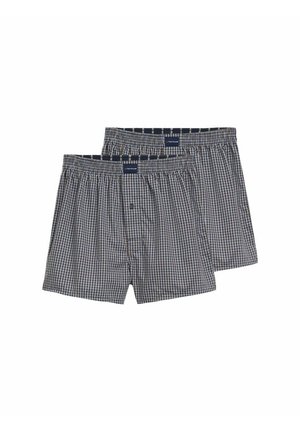 2ER-SET - Boxershorts - blue-medium check