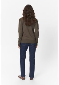 Saint Tropez Stickad tröja - brown