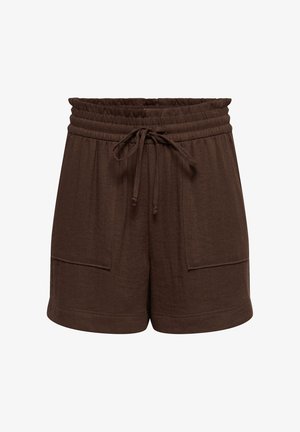 JDY, SHORTS JDYMILLE NORMAL GESCHNITTEN SHORTS - Shorts - chicory coffee