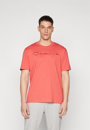 ICONS TONAL CREWNECK WITH LARGE LOGO - Tricou cu imprimeu - red