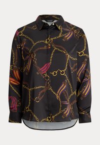 KRISTY-LONG SLEEVE-BUTTON FRONT SHIRT - Pogājama blūze - black multi