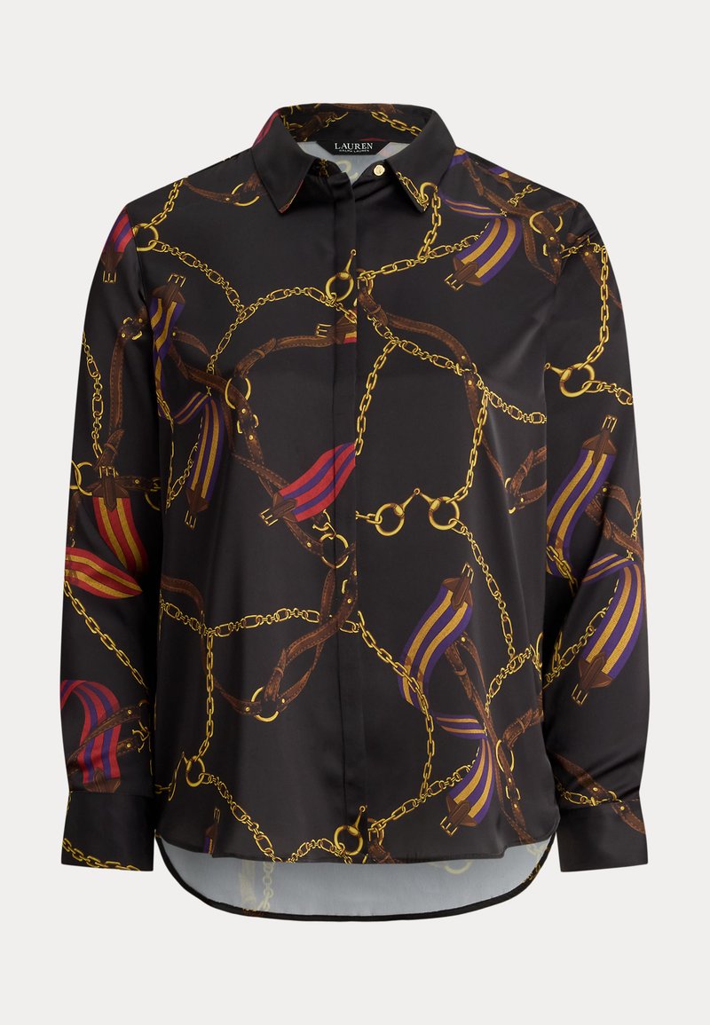 Lauren Ralph Lauren Woman KRISTY-LONG SLEEVE-BUTTON FRONT SHIRT ...