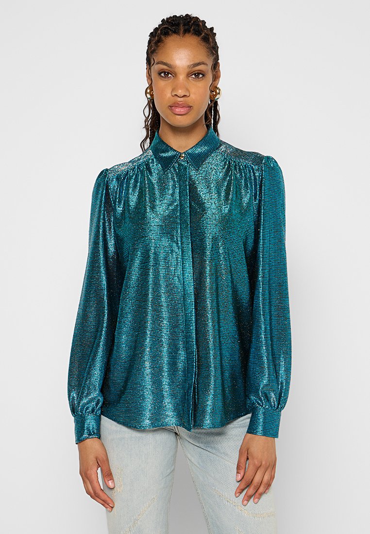 Just Cavalli Overhemdblouse donkerblauw