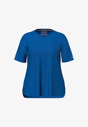 Ulla Popken, QUICK-DRYING SHORT SLEEVE PERFORMANCE TEE - T-shirt basic - royal blue