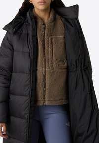 The North Face W HYDRENALITE CITY LONG DOWN HOODED PARK - Páperový kabát - tnf black