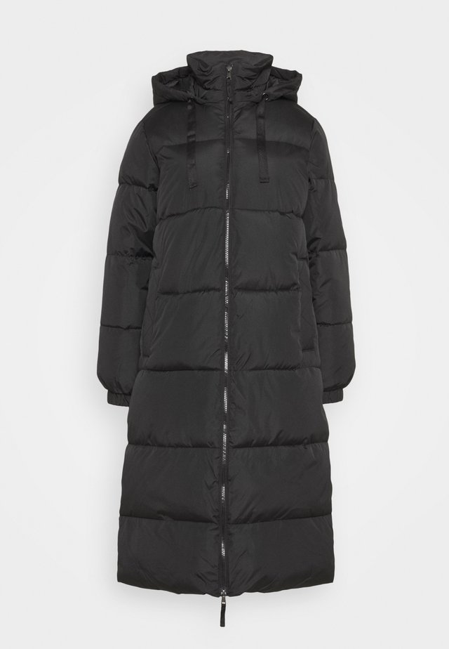 FULL LENGTH PUFFER COAT - Winter coat - true black