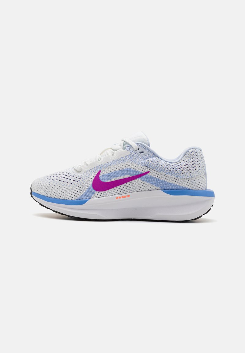 Nike Performance AIR WINFLO 11 - Road running shoes - white, blue, purple