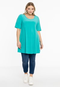 YOEK LANG - T-Shirt basic - turquoise