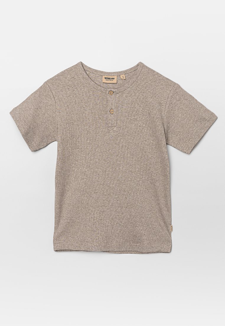 Wheat T-shirt basic taupe Wheat T-shirt basic taupe