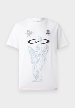 Nike Sportswear CREW TEE - Tricou cu imprimeu - white/black