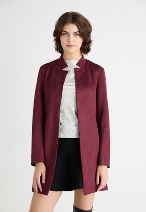 ONLY ONLSOHO LIFE - Kort kåpe / frakk - burgundy