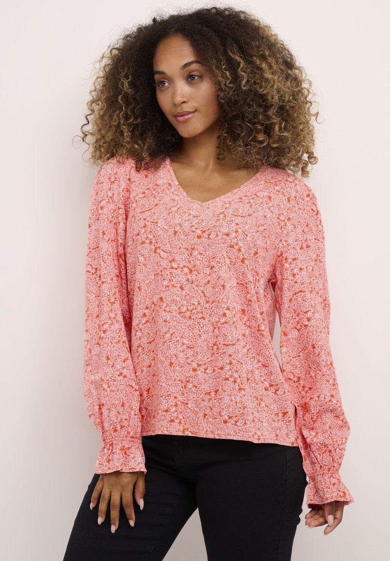 Cream CRVIMMA Blouse tigerlily paisley/red Zalando.ie