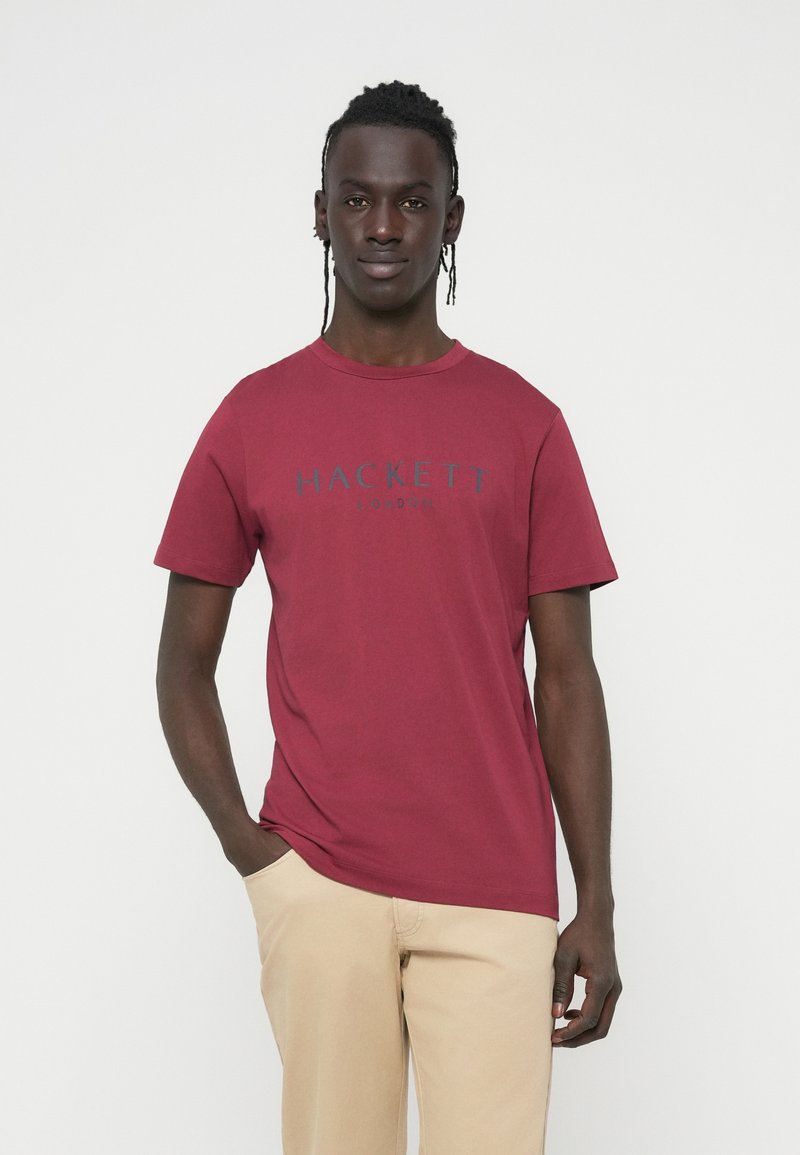 Hackett London T-shirt print rood