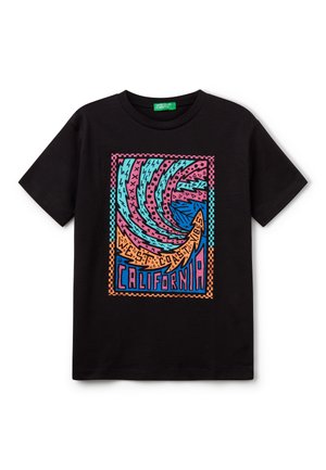 Print T-shirt - black