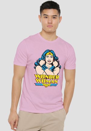 Cotton Soul, DC WONDER AT LARGE - T-Shirt print - pink