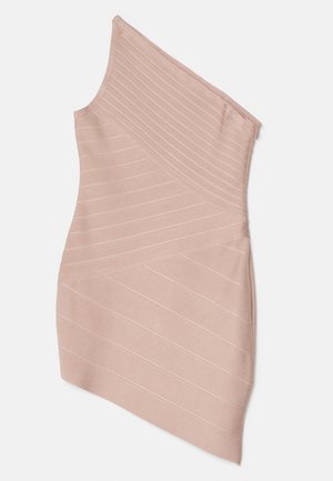 Hervé Léger ICON ASYMMETRICAL MINI DRESS - Robe de soirée - bare