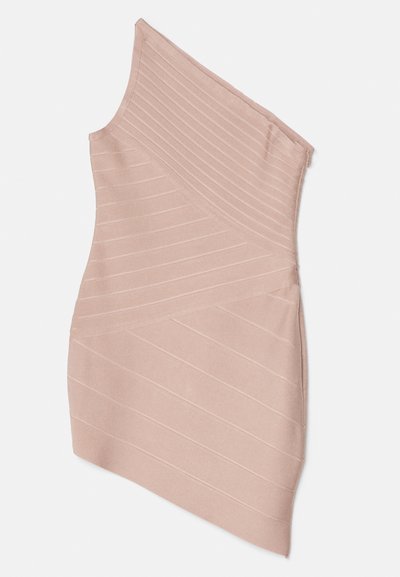 Hervé Léger ICON ASYMMETRICAL MINI DRESS - Kokteilikleit/peokleit - bare