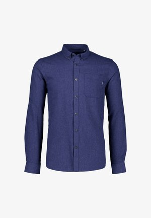 Lindbergh, LINDBERGH MÉLANGE BRUSHED SHIRT L/S - Overhemd - deep navy