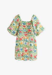 Non sélectionné, red floral tile print