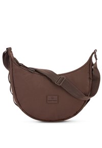 KAIA MEDIUM HALF MOON - Cross body bag - brown