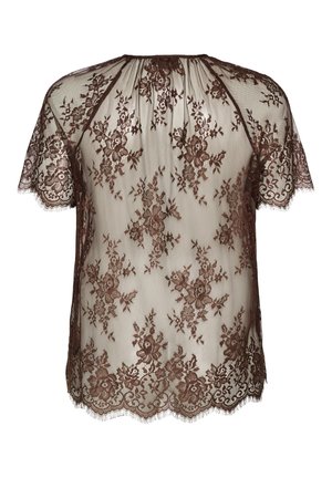 Zizzi, Bluse - braun