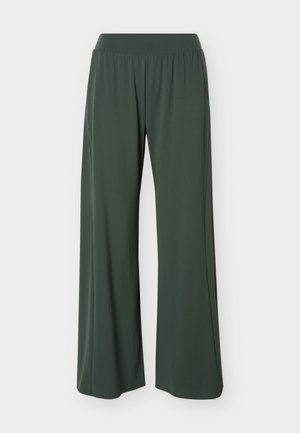 Nike Performance, ZENVY WIDE LEG - Pantalon de survêtement - camo green/white