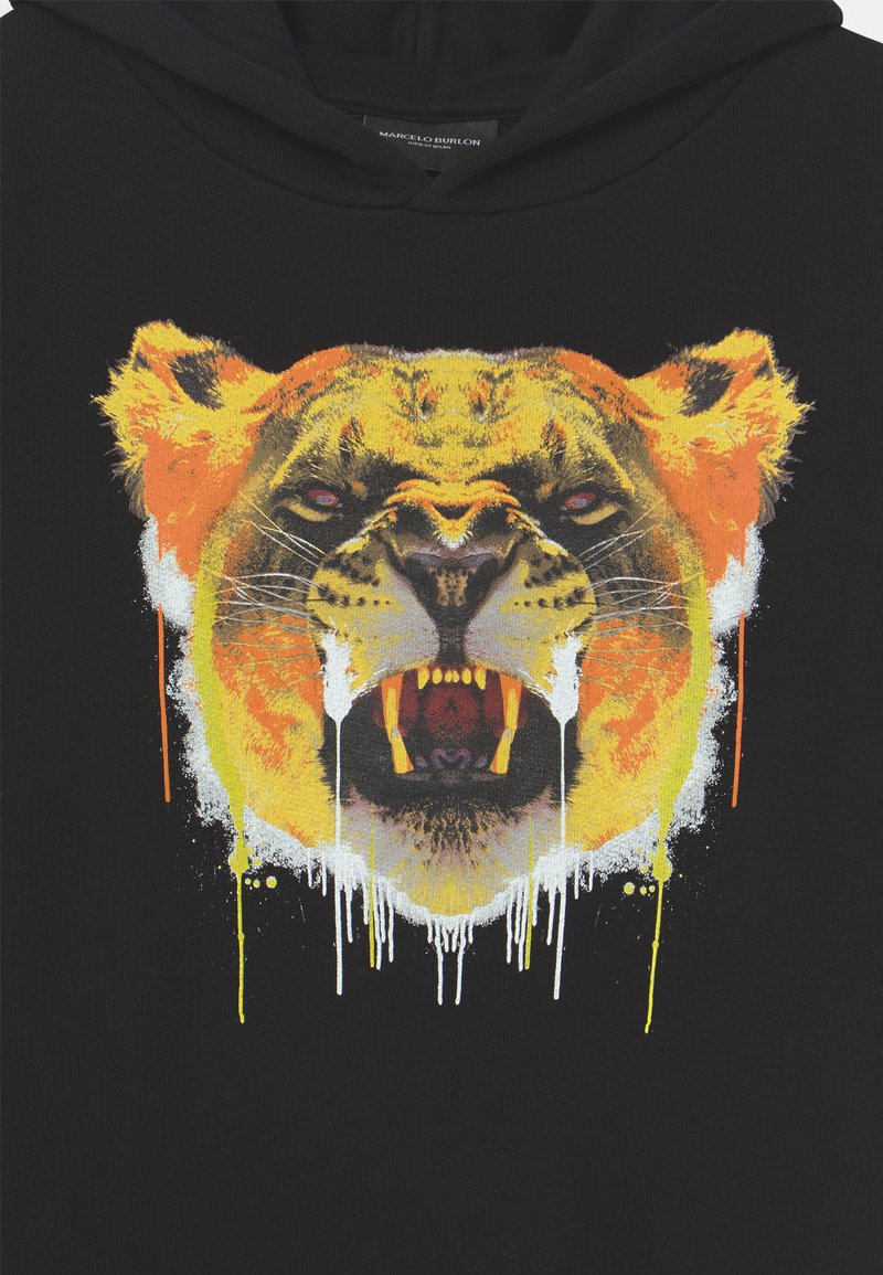 talentfulde sofistikeret Hold sammen med Marcelo Burlon HOOD TIGER - Sweatshirt - black - Zalando.ie