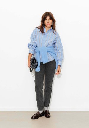 MARCEL  TAILLE HAUTE - Jeans fuselé - jean noir