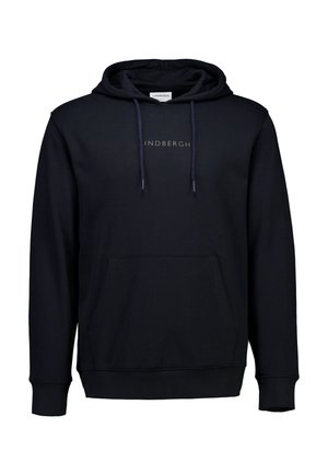 LOGO CHEST - Kapuzenpullover - black