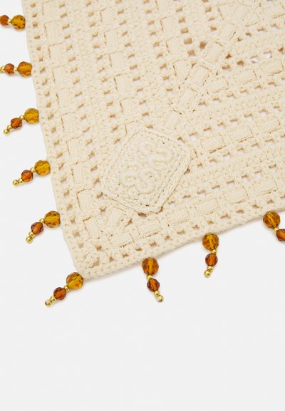 sandro TIE BANDANA TRICOT PERLES - Kopftuch - naturel