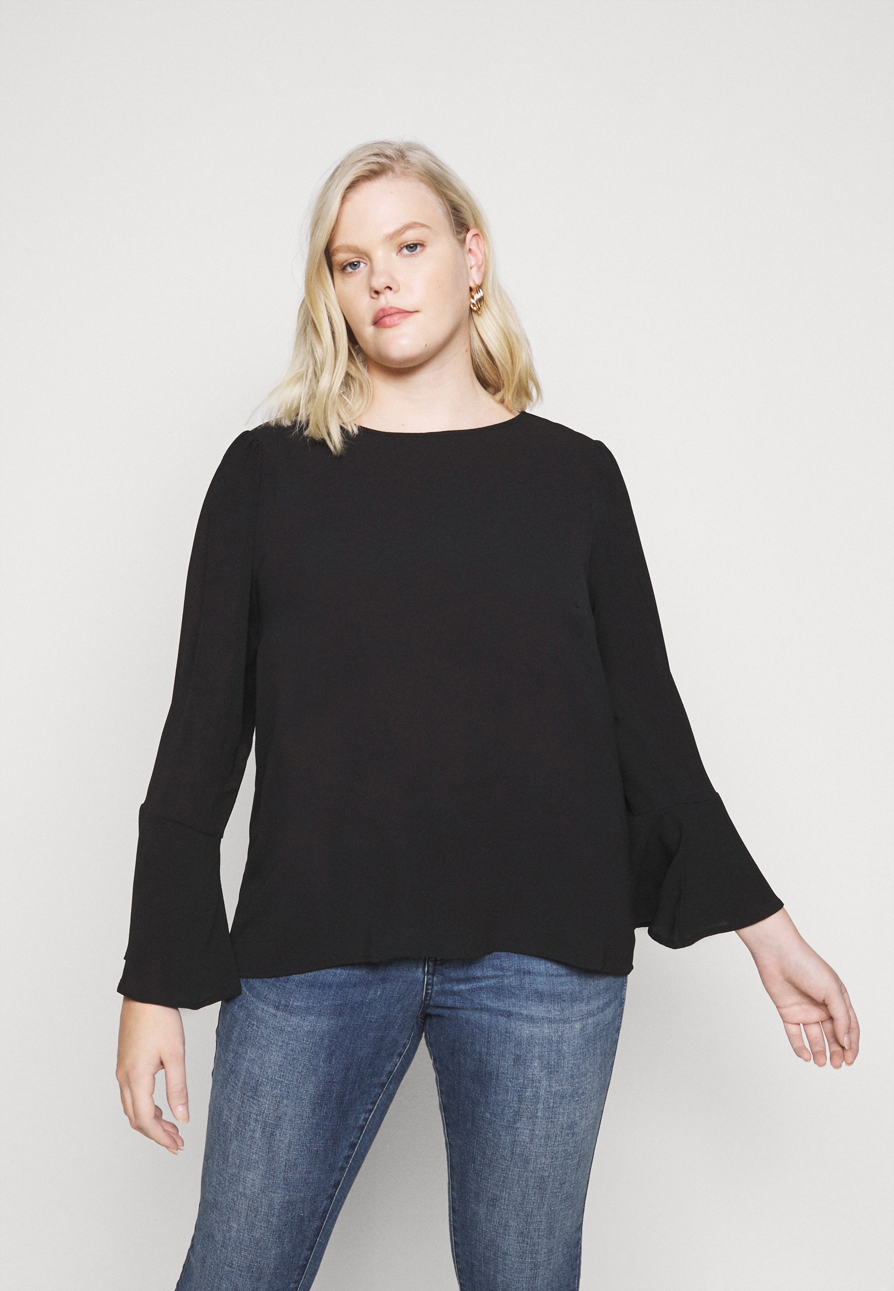 black bell sleeves