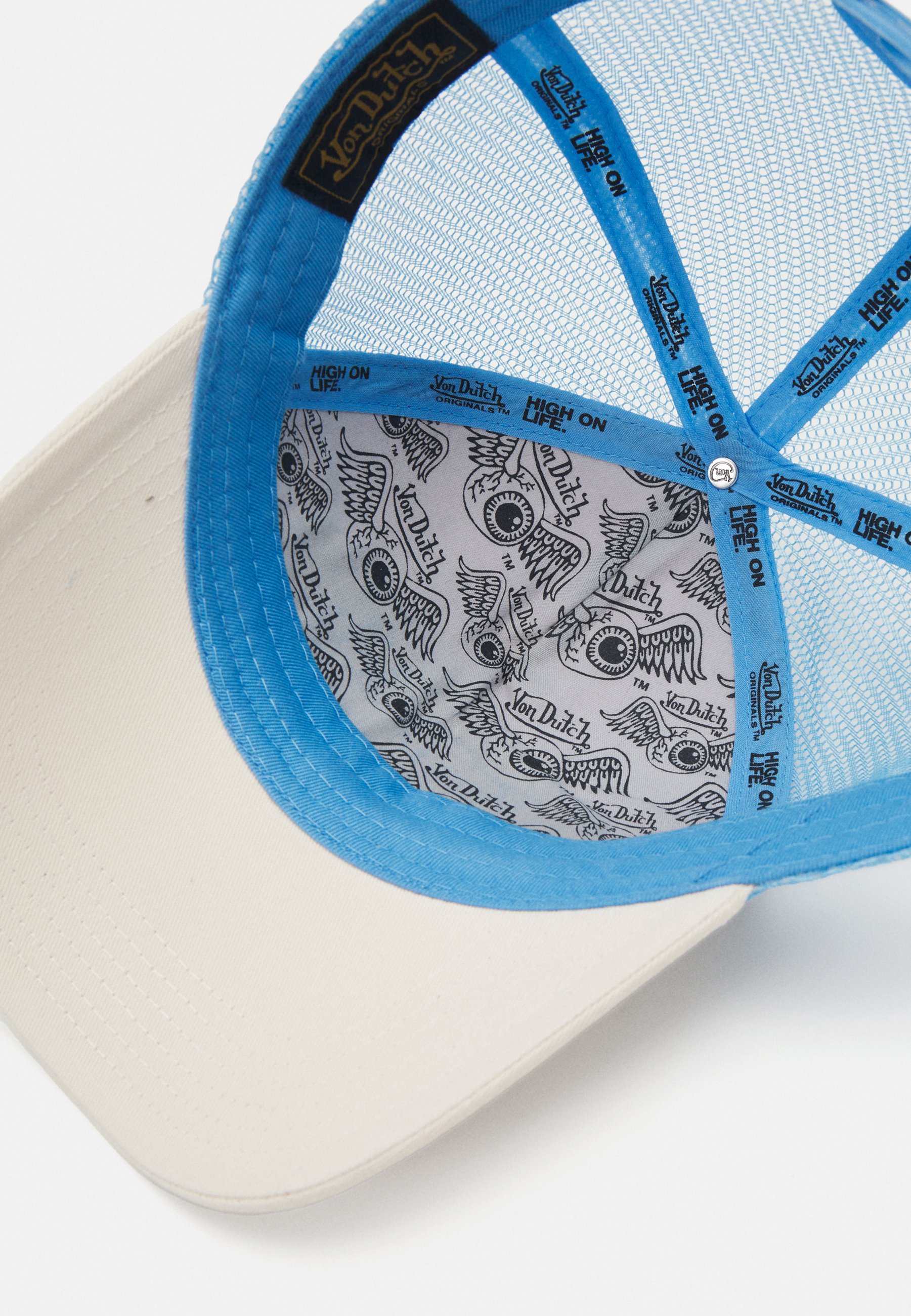 Von Dutch TRUCKER NELSON - Cap - cream/blue/off-white