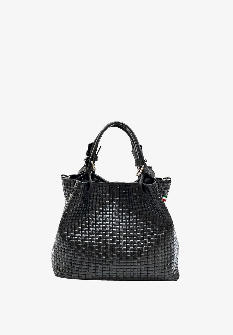 DrachenLeder UMHÄNGE - Handtas - schwarz