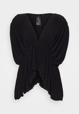 Norma Kamali TIERED - Débardeur - black