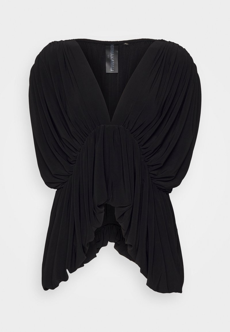 Norma Kamali T-shirt print zwart Norma Kamali T-shirt print zwart