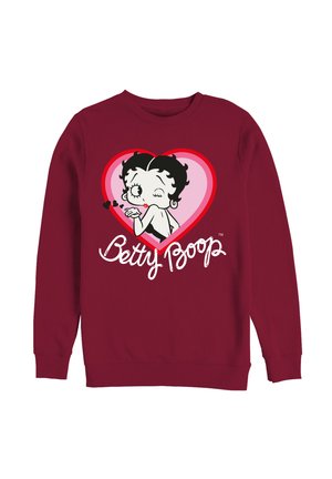 BETTY BOOP BLOW A KISS - Sudadera - red hot chilli