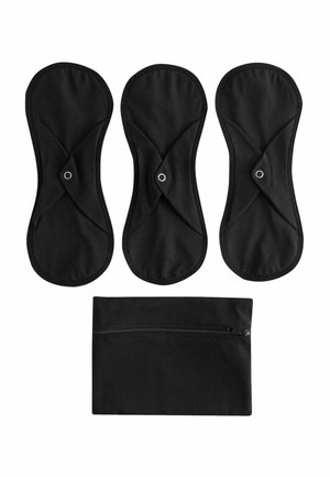 MEDIUM FLOW LINERS 3 PACK - Menstruationsundertøj - black